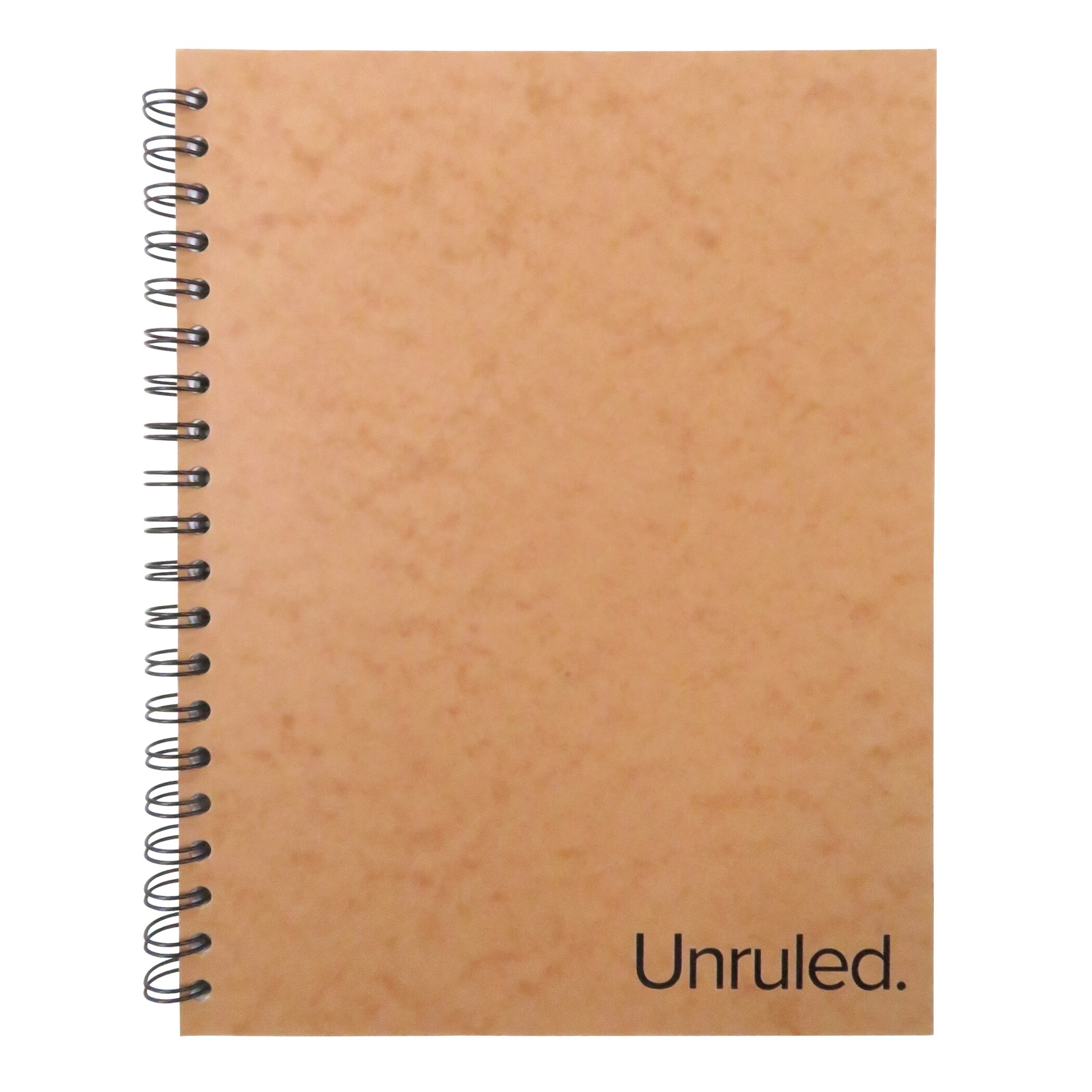 UNRULED CLASSIC NOTEBOOK, 70 WHITE UNRULED PAGES OF 60LB PAPER