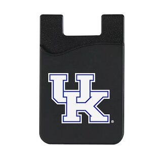 University of Kentucky Leather Wallet Sleeve (Top Load), Black, Classic