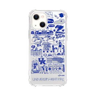 University of Kentucky, Tough Edge Phone Case, Julia Gash Cityscape - iPhone 14