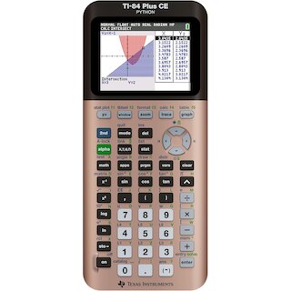 Texas Instruments TI-84 Plus CE Graphing Calculator. Features full-color backlit display, high resolution screen now with a new sleek, slim look, TI Rechargeable Battery, Familiar 84 Plus Family functionality.