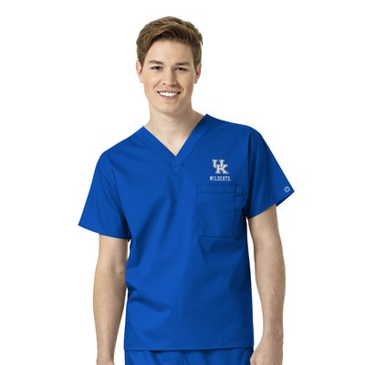 Kentucky Custom Decorated WonderWink WWK Unisex V-Neck Scrub Top, 100