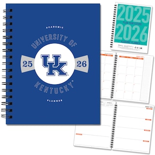 Traditional Mascot Hard Cover Imprinted Planner 25-26 AY 7x9