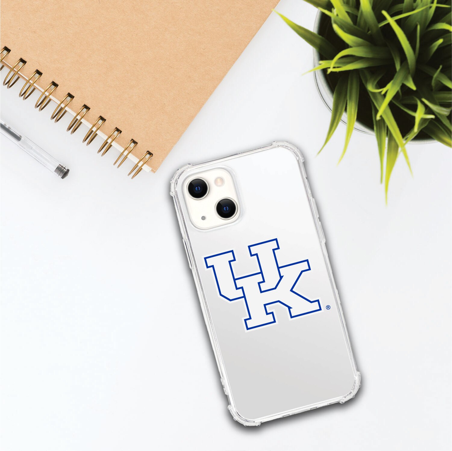 University of Kentucky Wildcats Clear Tough Edge Phone Case, Classic- iPhone 13
