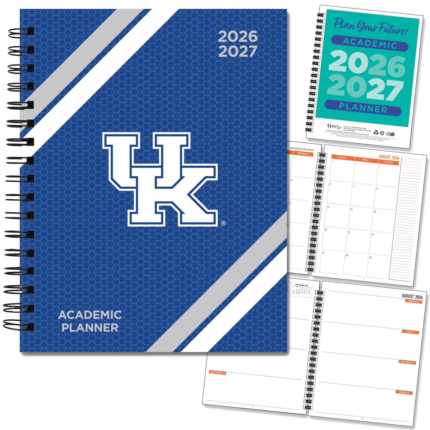 Spirit Wordmark Hard Cover Imprinted Planner 26-27 AY 7x9