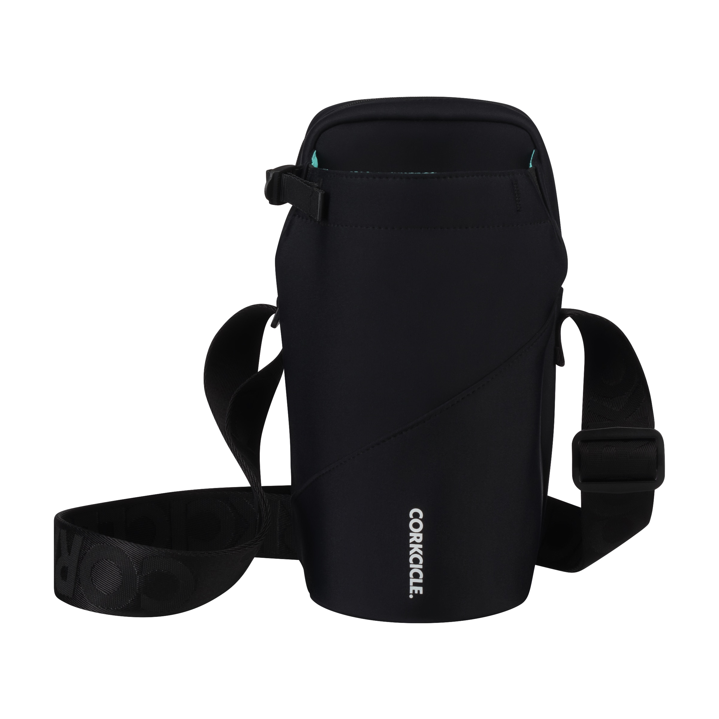 Corkcicle Crossbody Water Bottle Sling - Black Neoprene