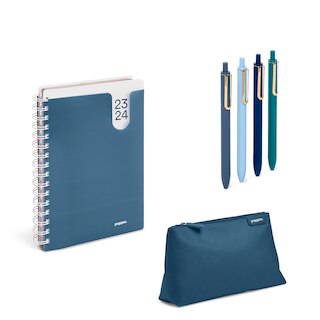 Pouch/Pen/Planner Pack - Slate Blue