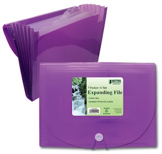7 POCKET EXPANDING FILE