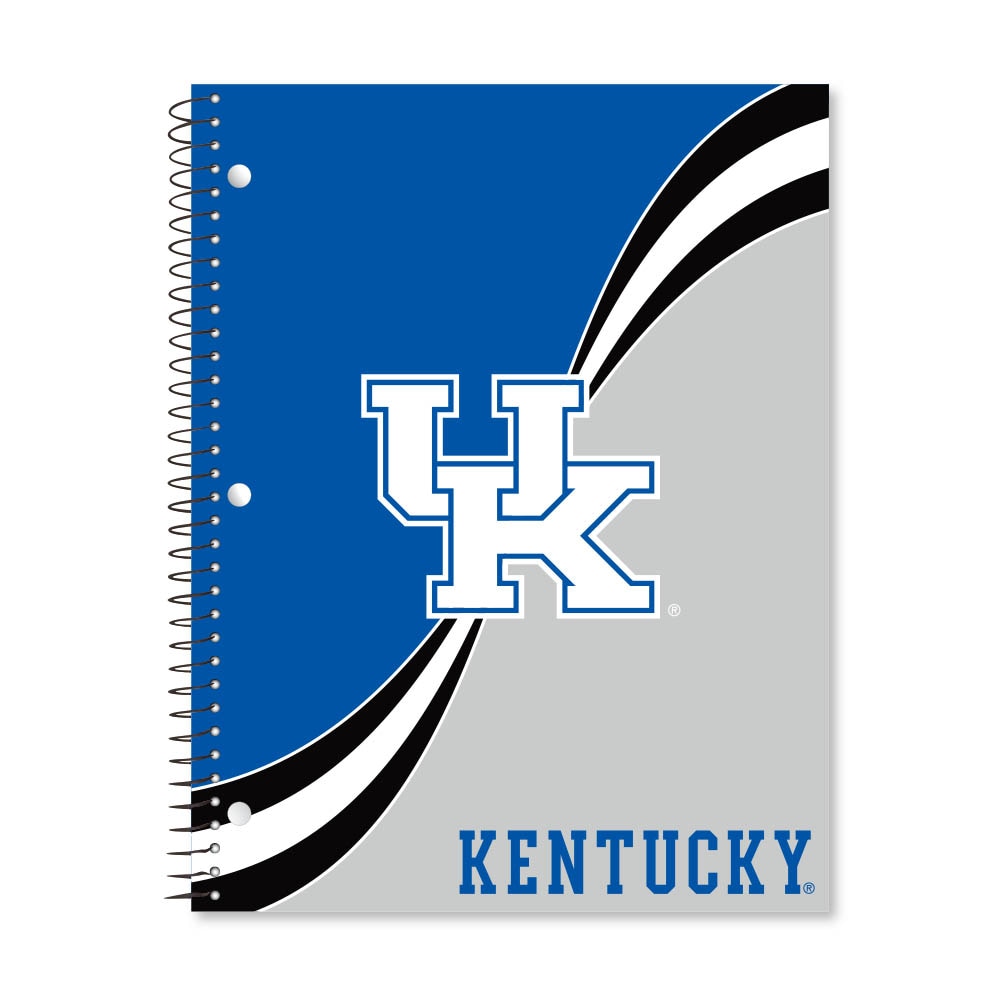 Digi Curve Divide 1 Subject 11"x8.5" 70 Count College Ruled Spiral Notebook