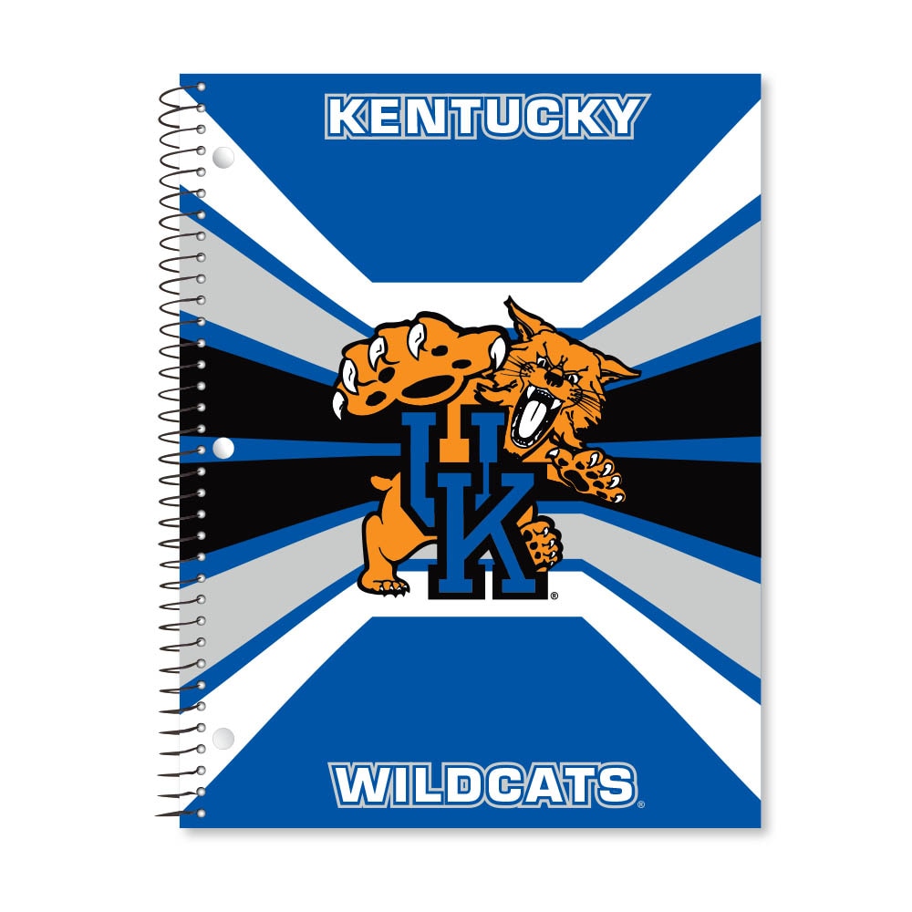 Digi Color Warp 1 Subject 11"x8.5" 70 Count College Ruled Spiral Notebook