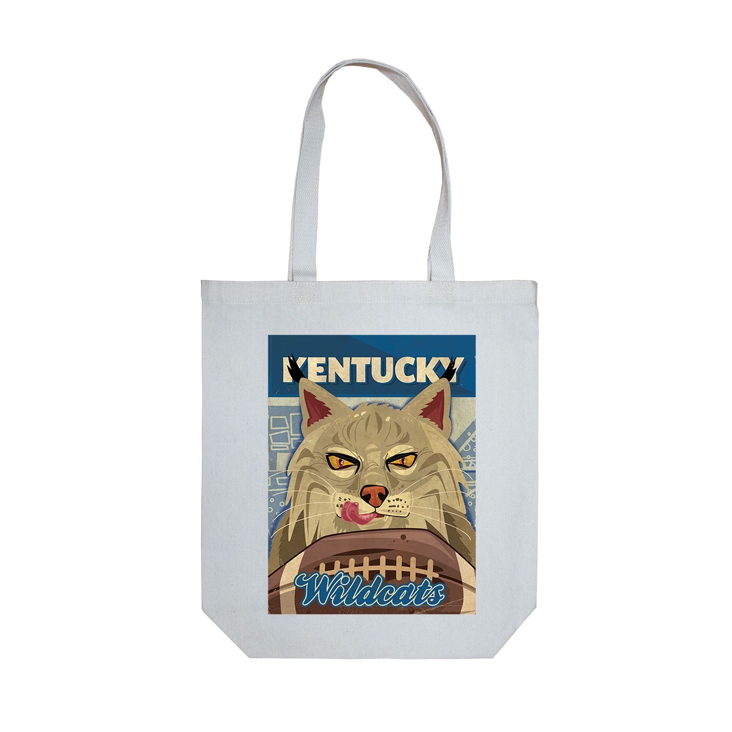 Kentucky Wildcats Art Canvas Tote