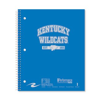 Roaring Premium 1 Subject Notebook 8.5x11 College Ruled  20lb Paper Saranac Cover with Foil