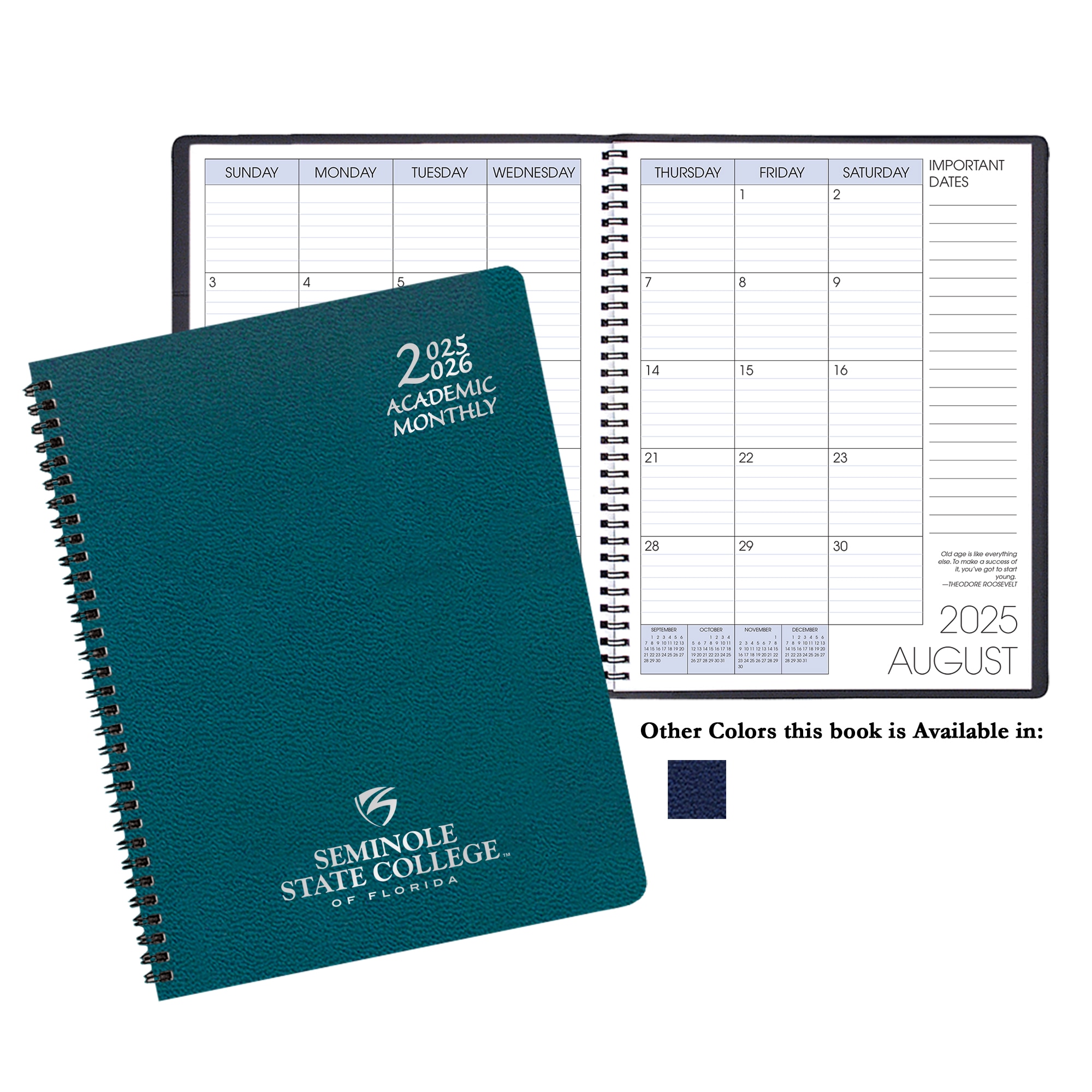 Payne 25-26 Imprinted Academic Monthly Planner 8.5"x11"