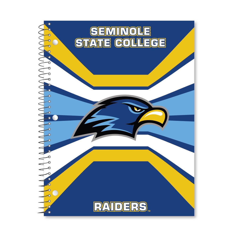 Digi Color Warp 1 Subject 11"x8.5" 70 Count College Ruled Spiral Notebook