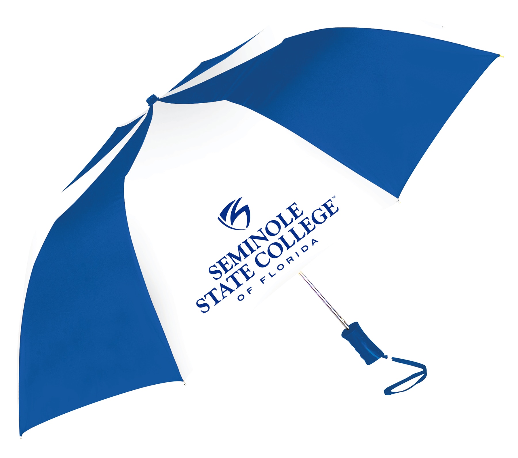 "The Sport" 2-Tone Emblematic Umbrella Automatic Folding 48" Coverage