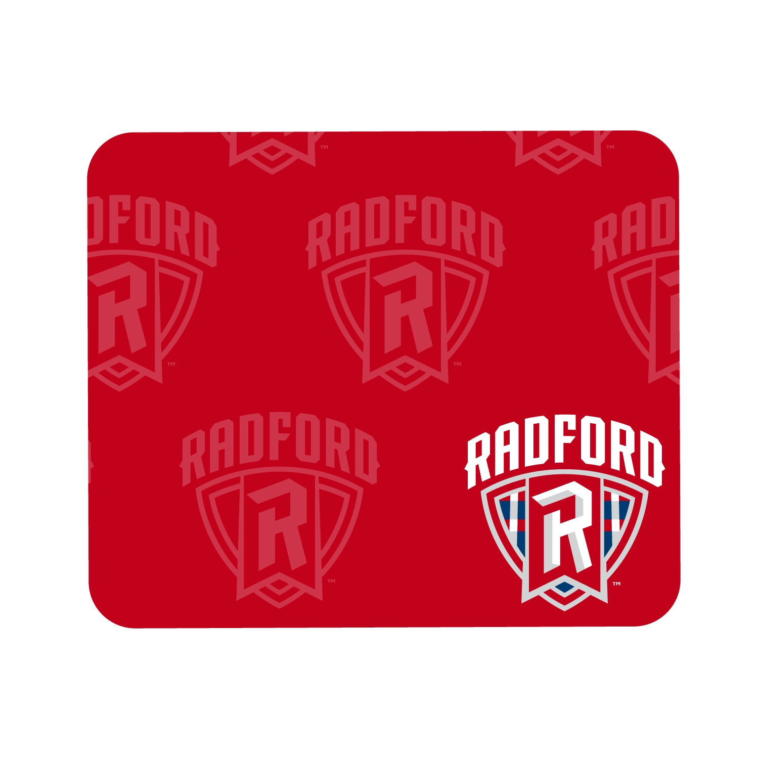 Radford University V2 Mousepad, Mascot Repeat V1