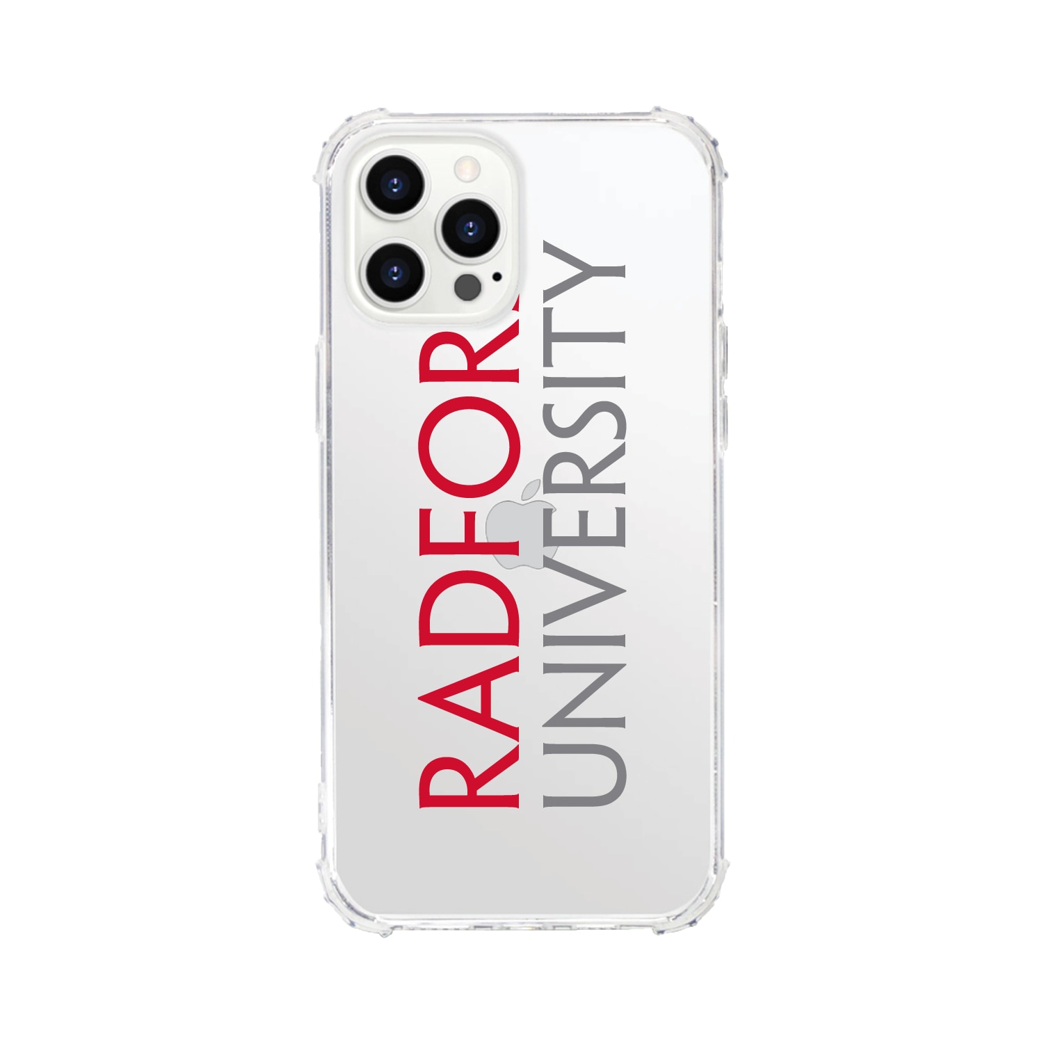 Radford University Highlanders Clear Tough Edge Phone Case, Classic- iPhone 13 Pro