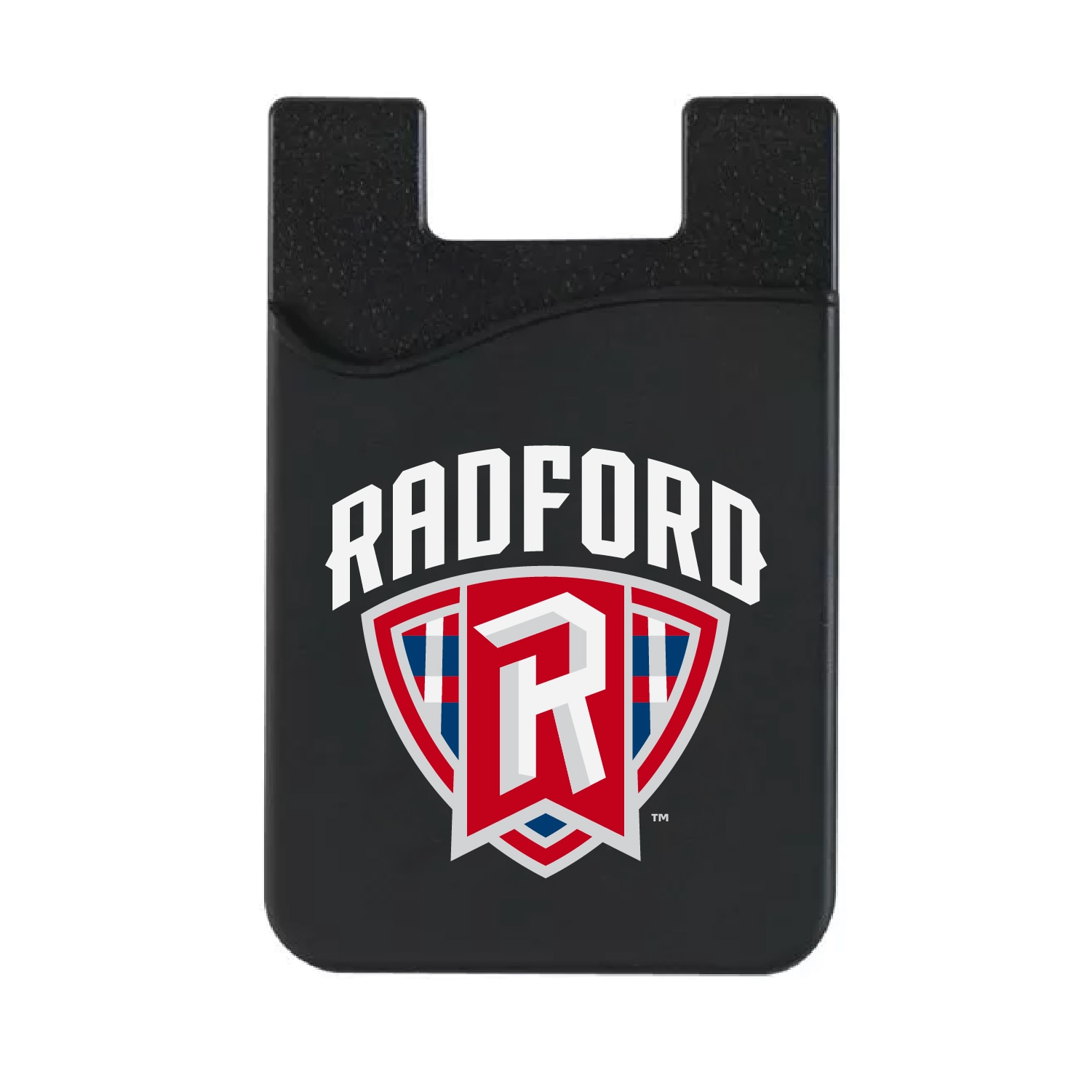 Radford University - Black Leather Wallet Sleeve (Top Load), Classic V1