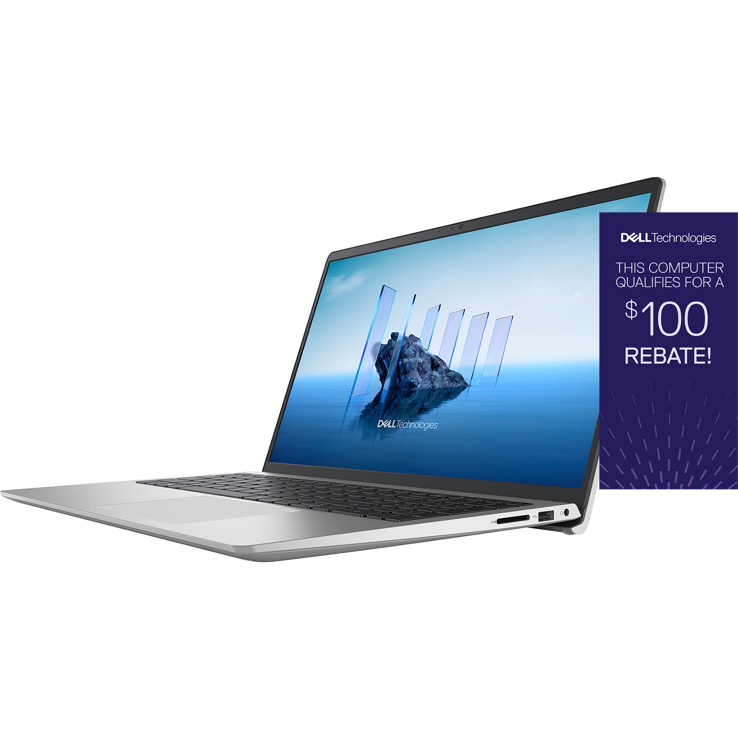 Dell 15.6 inch Non-Touch Laptop Platinum