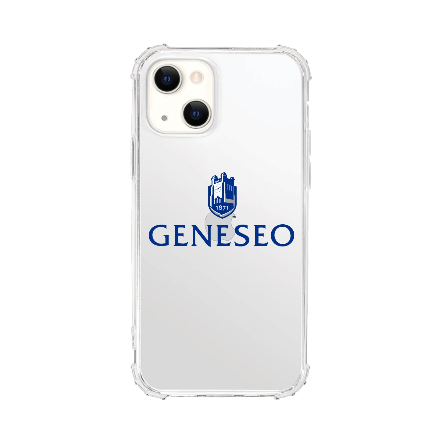 State University of New York at Geneseo- Clear Tough Edge Phone Case, Classic - iPhone 15