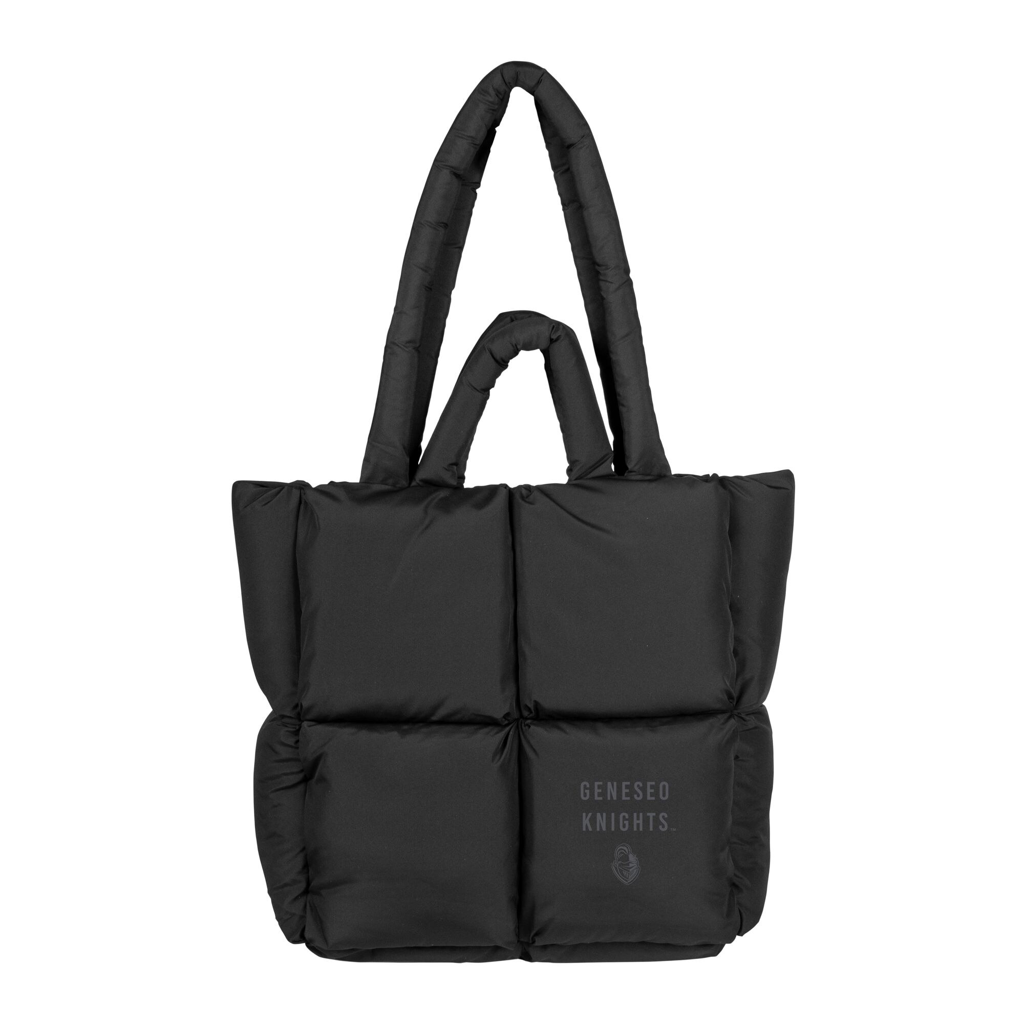 SUNY Geneseo University 162-BLK Puff Tote