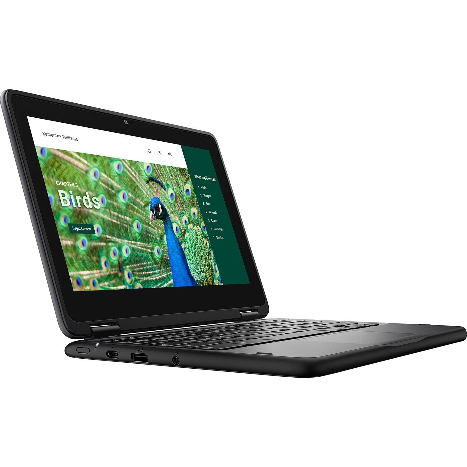 Dell Chromebook 3120 Laptop Touch N100/4/64GB Black