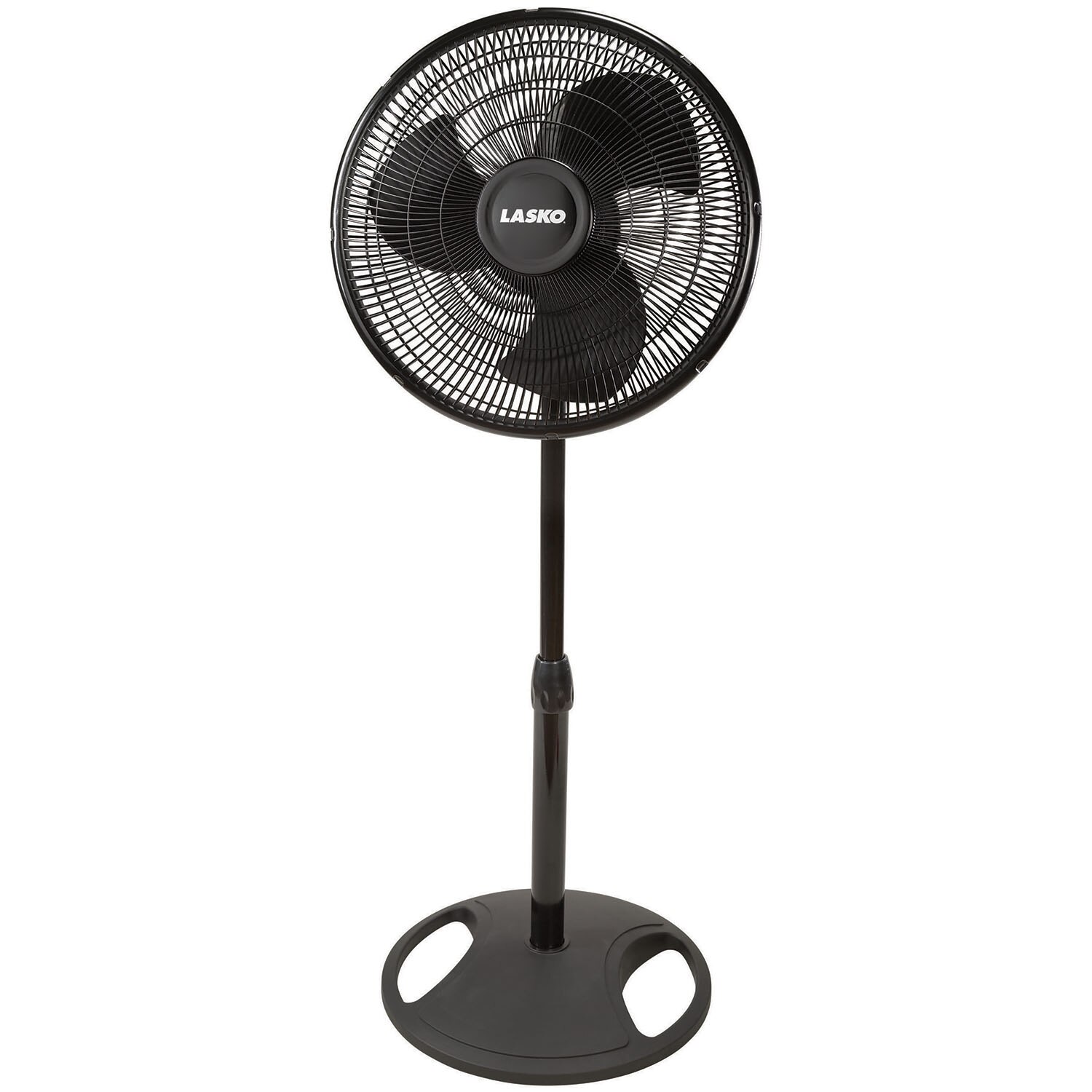 16" Oscillating Stand Fan Blk