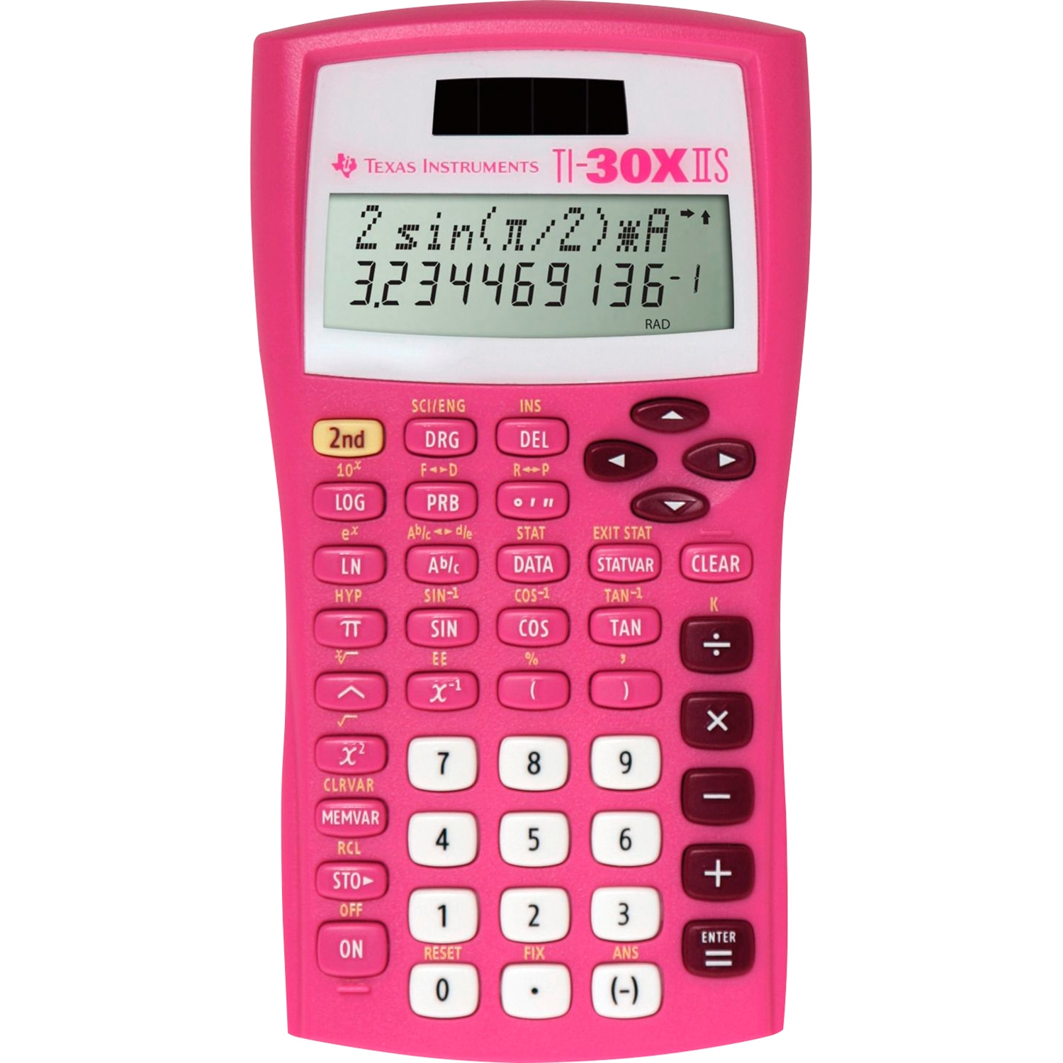 Texas Instruments TI-30XIIS Scientific Calculator (Pink)