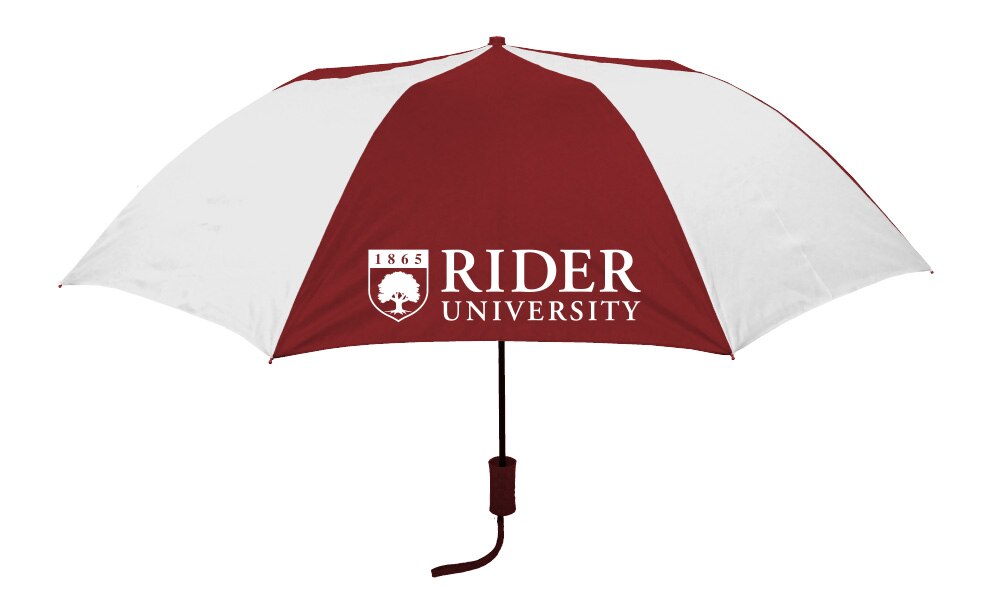 "The Sport" 2-Tone Emblematic Umbrella Automatic Folding 48" Coverage