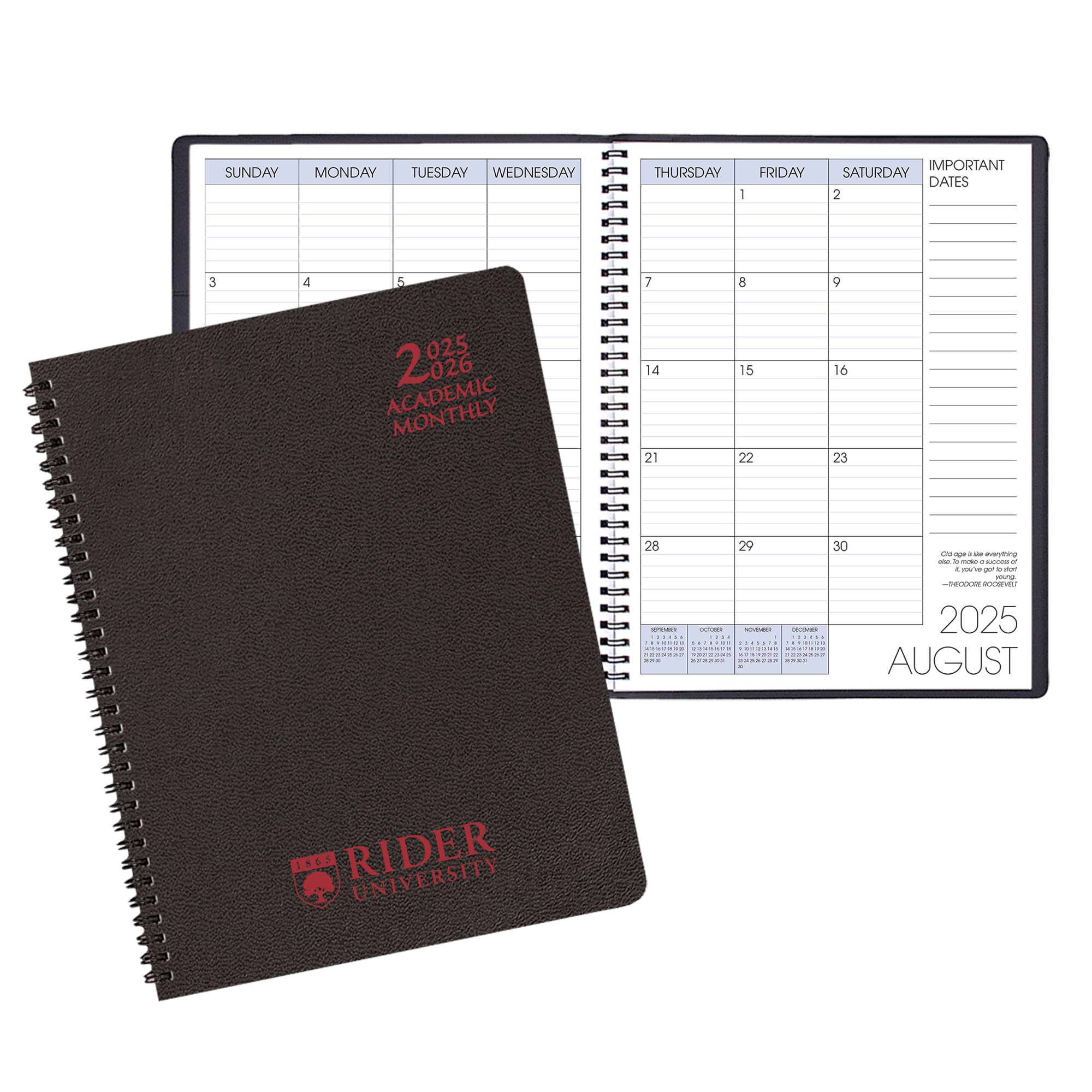Payne 25-26 Imprinted Academic Monthly Planner 8.5"x11"