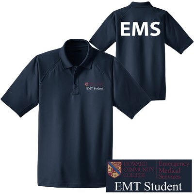 Howard Community College EMT Emblematic Polo