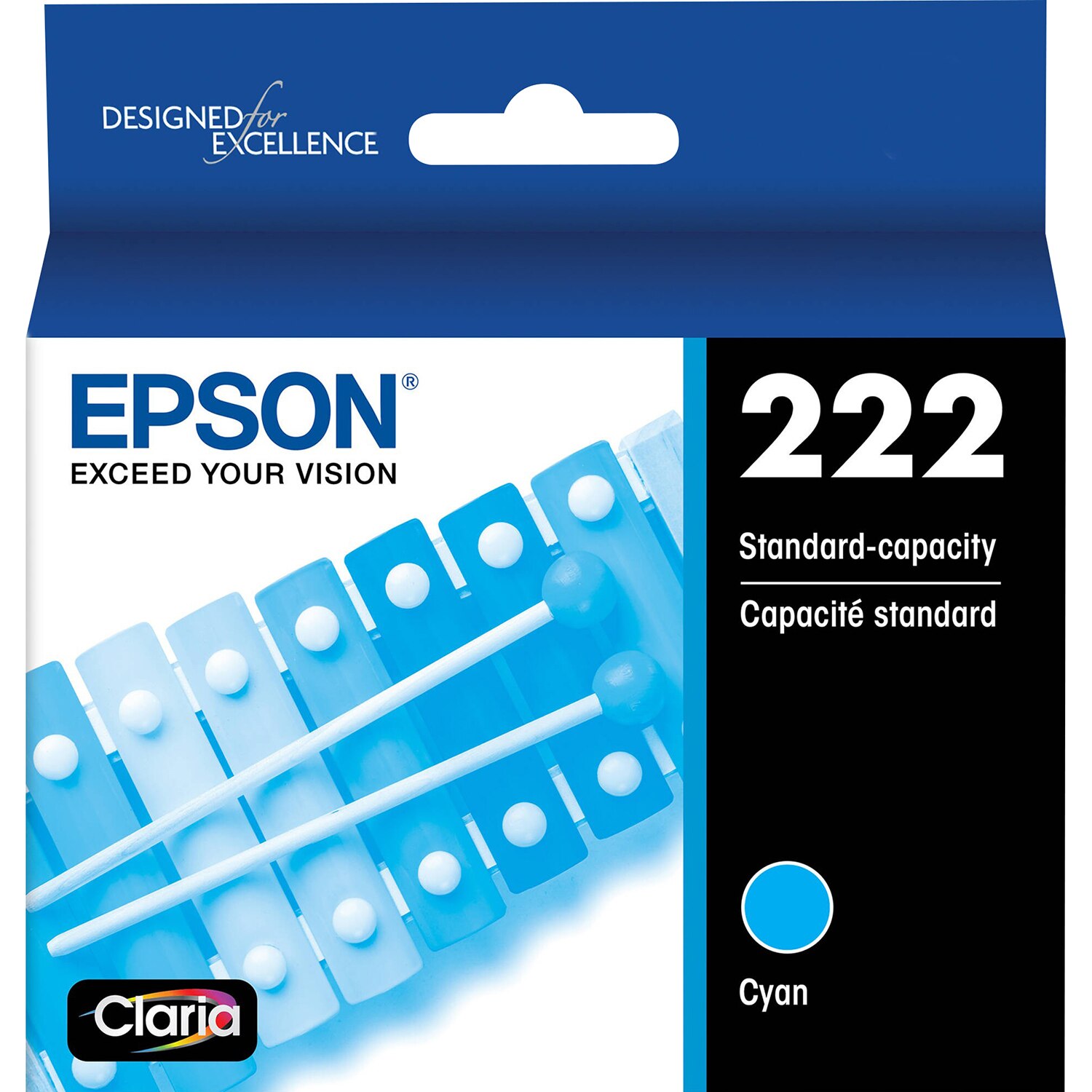 Epson 222 Cyan Ink Cartridge