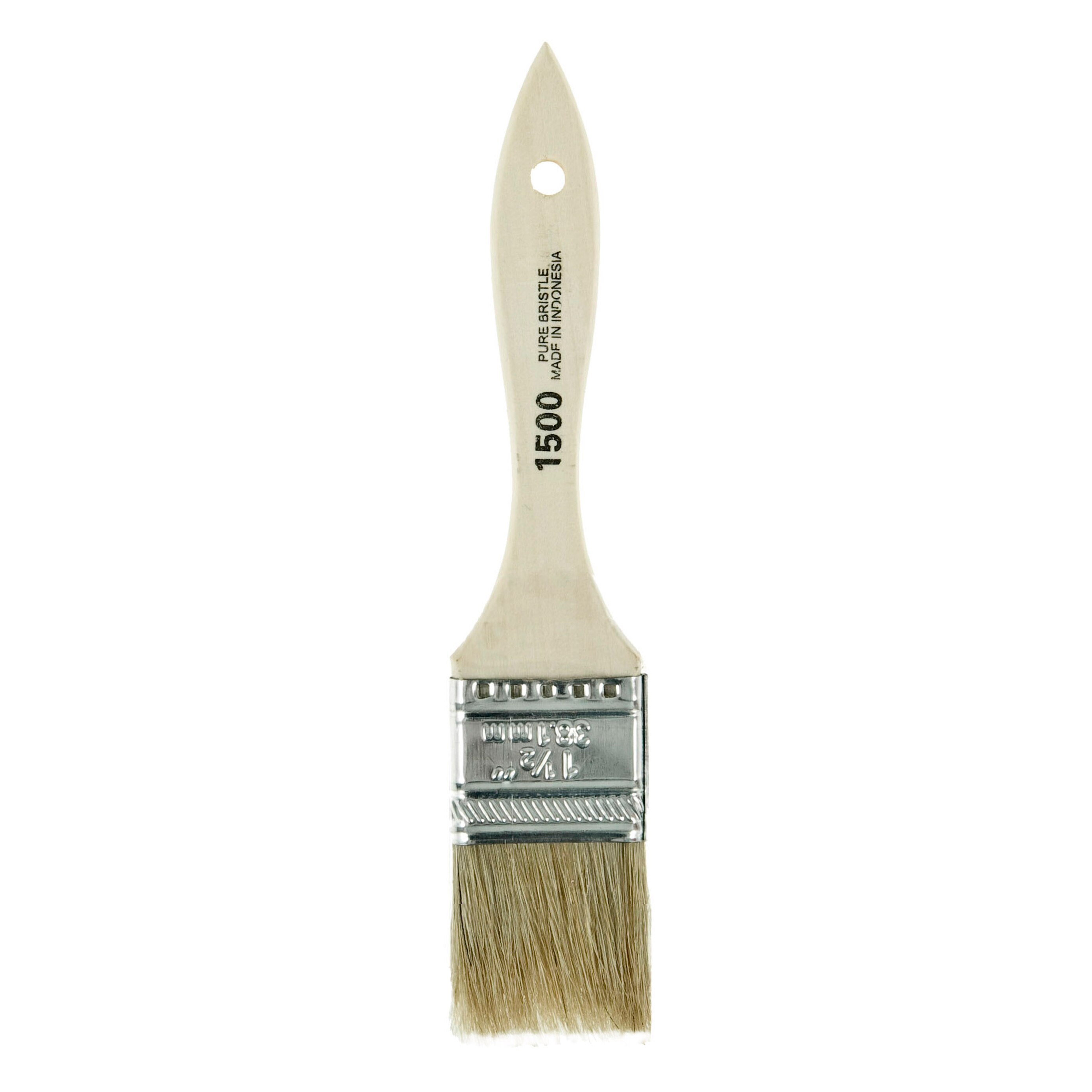 Linzer Brush Varnish & Chip Brush, White Bristle, 1.5"