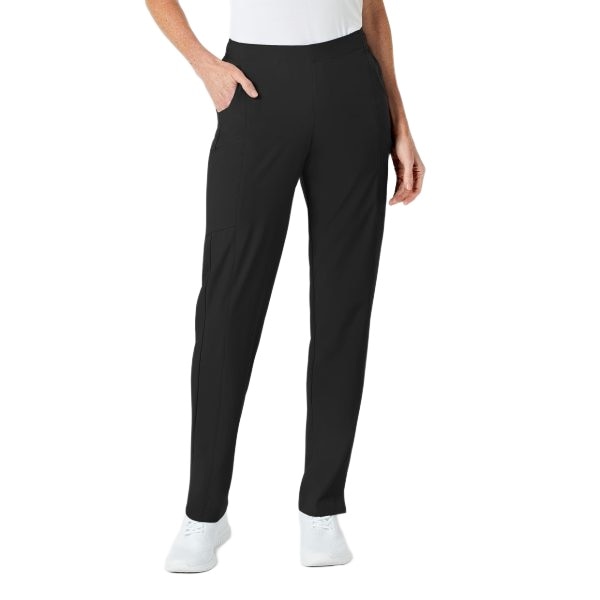 WonderWink W123 Women's Flat Front Double Cargo Scrub Pant, 5155