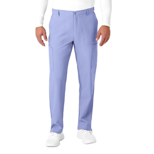 WonderWink W123 Men's Flat Front Cargo Scrub Pant, 5355