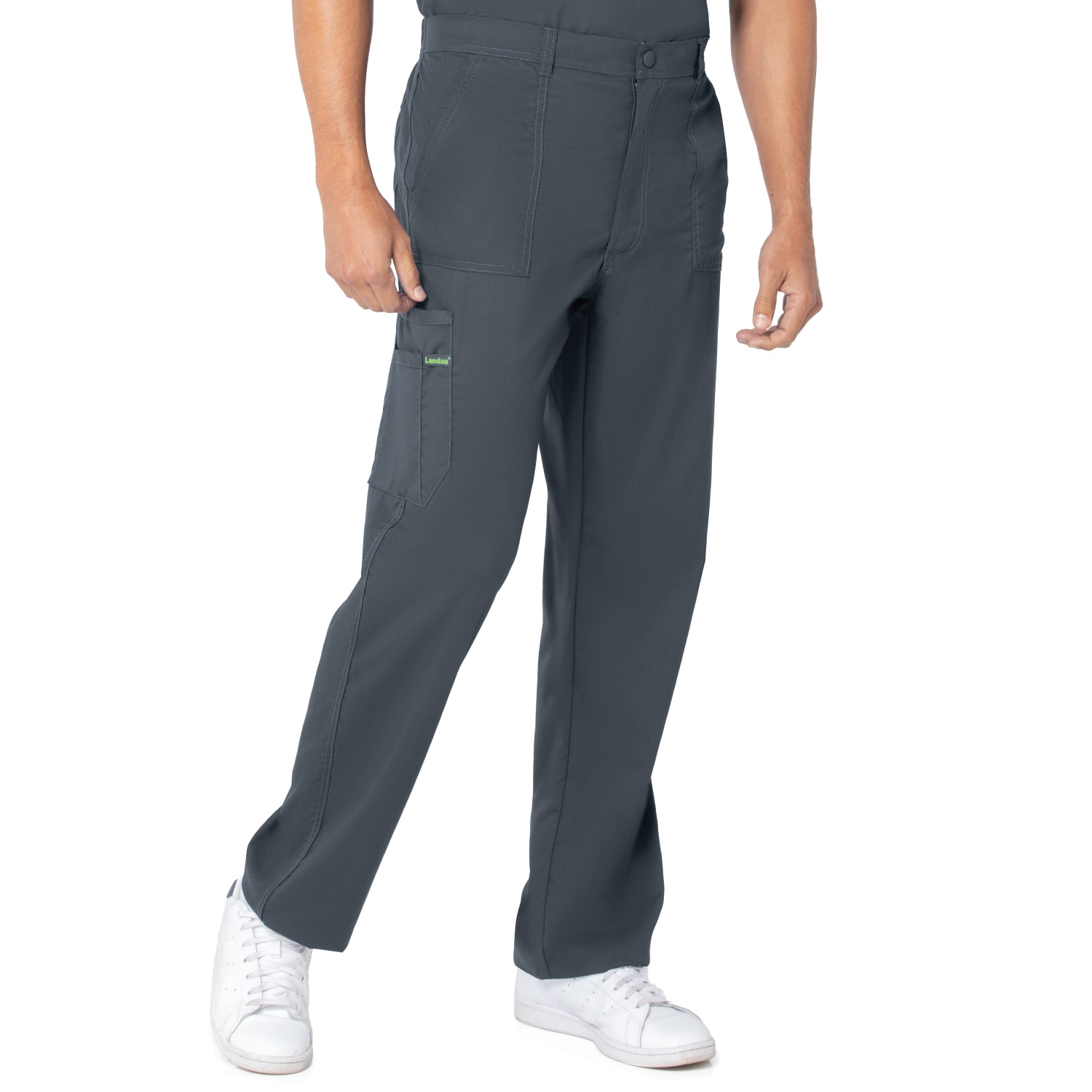 Men's Cargo Drawsting Scrub Bottoms