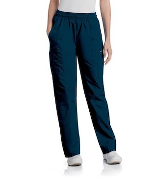Landau Womens Classic Cargo Elastic Waist Pant (Regular Length)