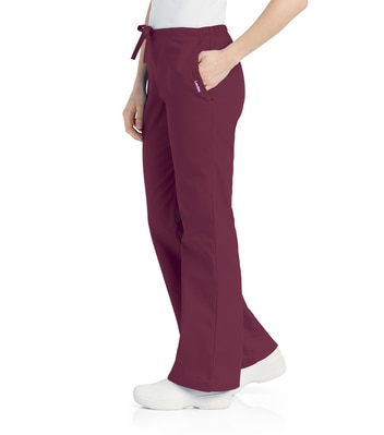 Women's Natural Fit Flare Leg Scrub Pants