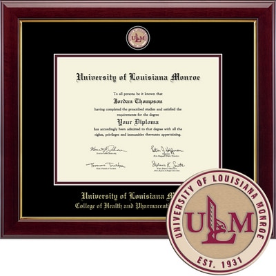 Church Hill Classics 8.5" x 11" Masterpiece Cherry College of Health and Pharmaceutical Sciences Diploma Frame