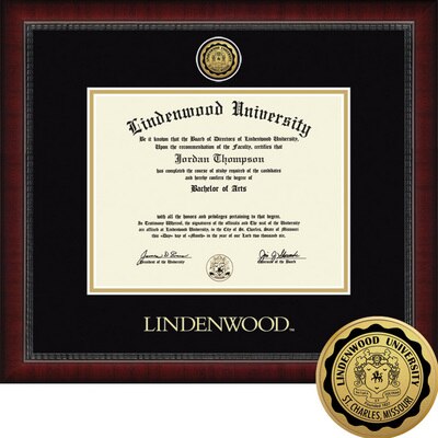 Church Hill Classics 8.5x11, Engraved, Mahogany, Bachelors, Masters Fall 2021 Graduation to Current Diploma Frame