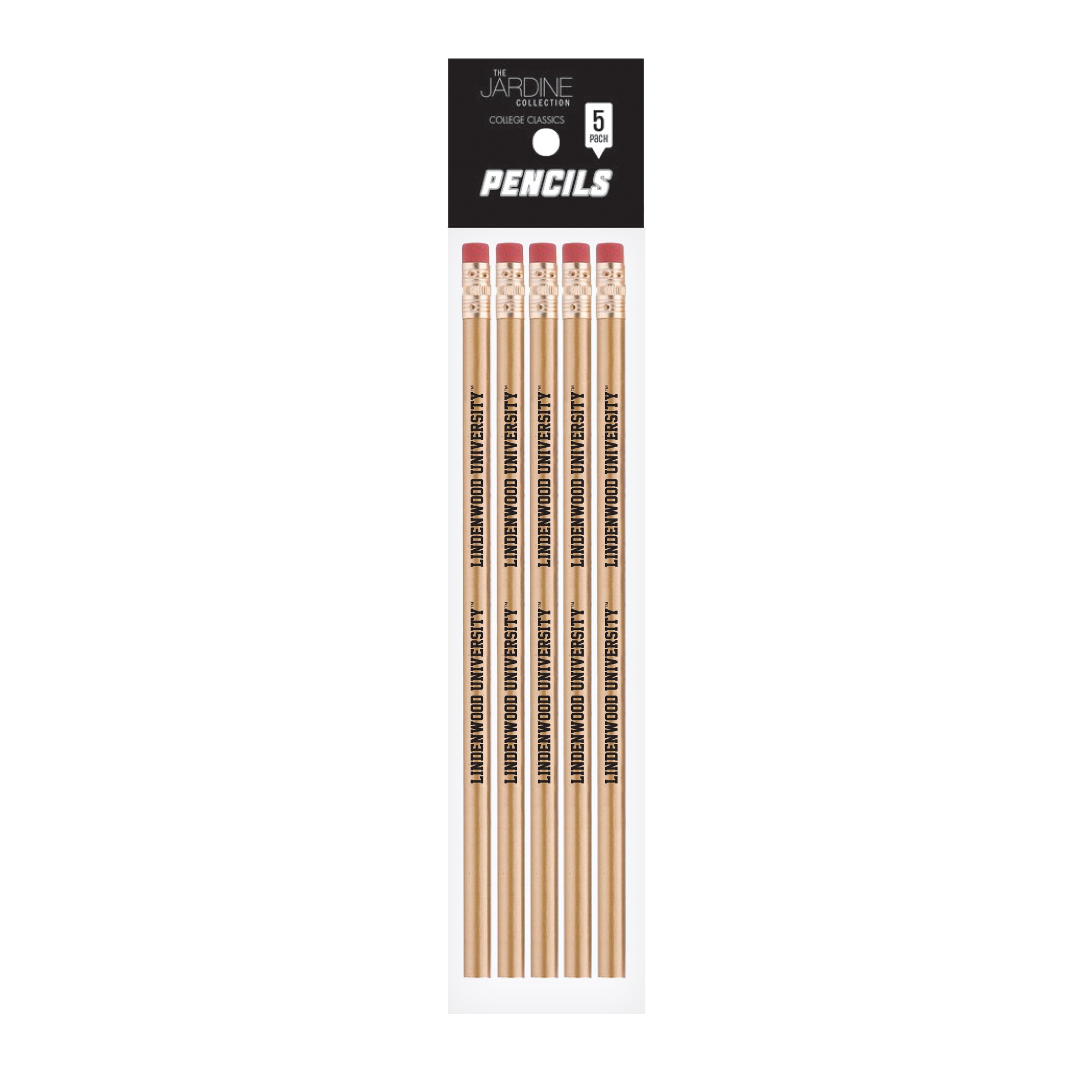 Emblematic Pencil 5pk School Name