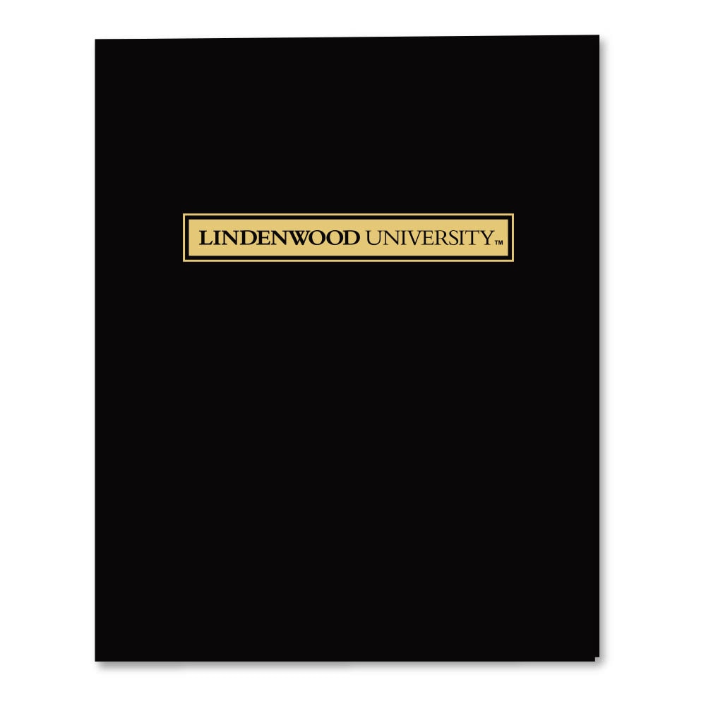 Roaring Twin Pocket Laminated Foil Portfolio 11 x 8.26