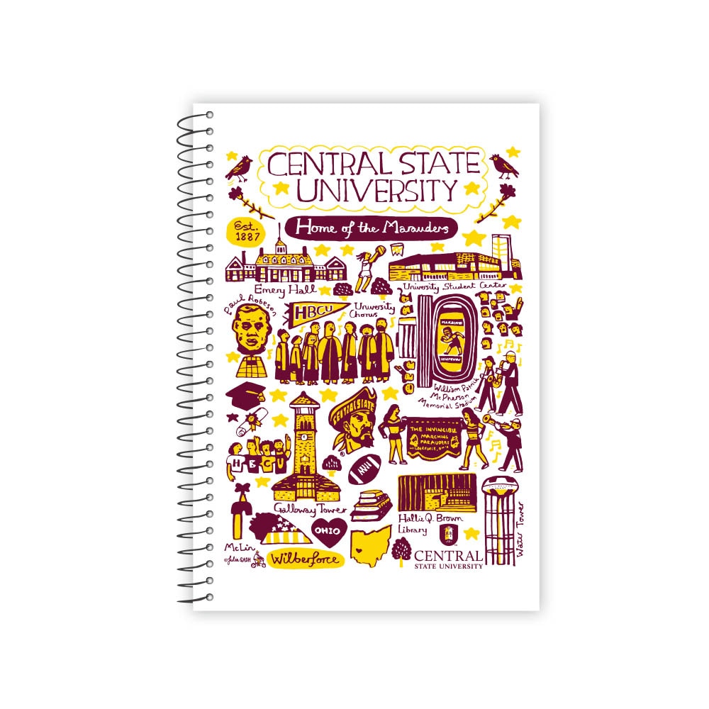 Emblematic Julia Gash One Subject College Ruled Journal