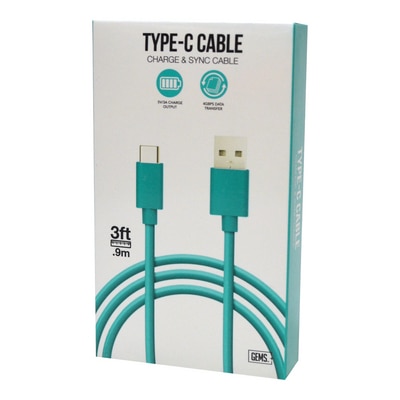 GEMS USB-C Cable Teal