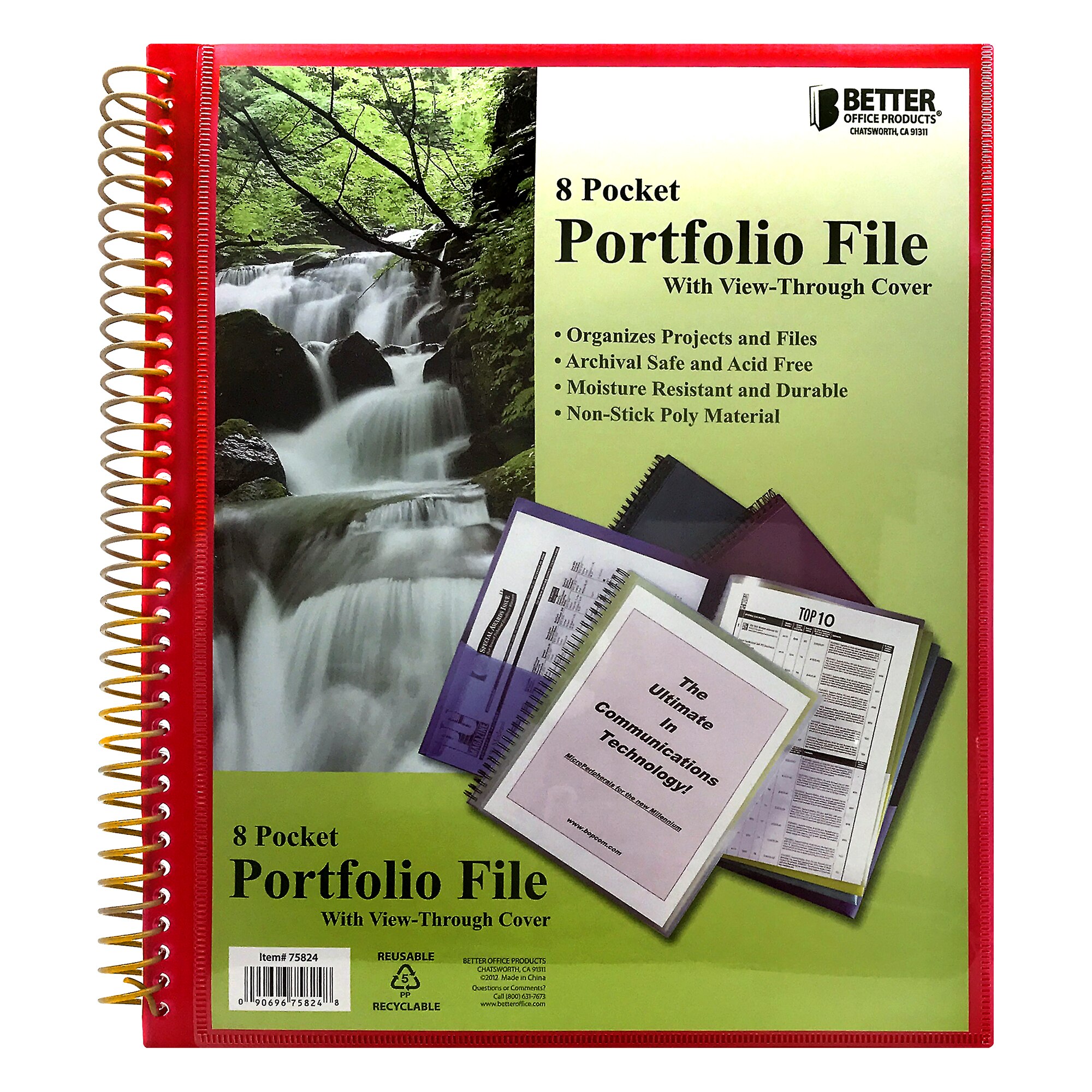 Better 8 Pocket Presentation Folder