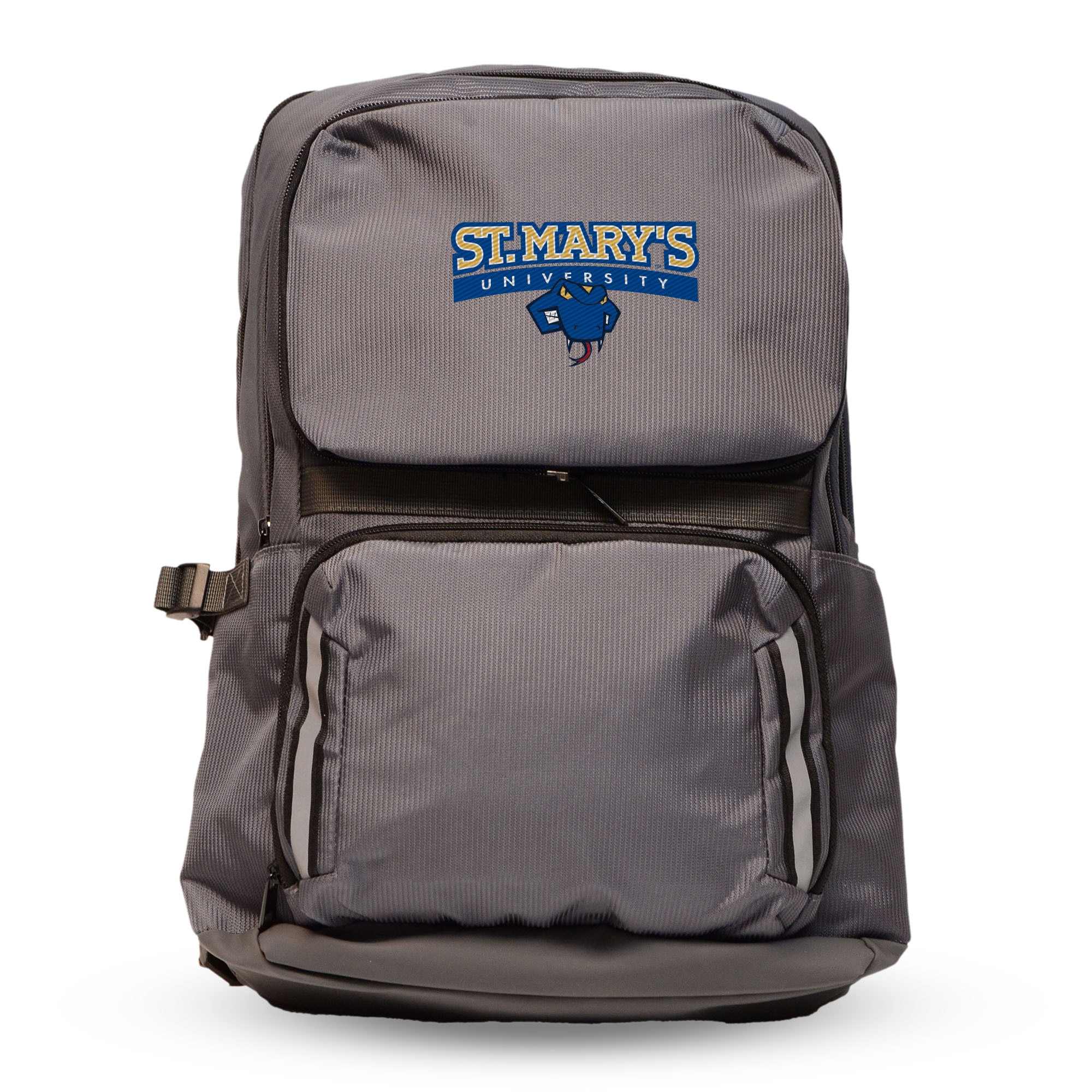 Mount Saint Marys University Backpack with Reflectors