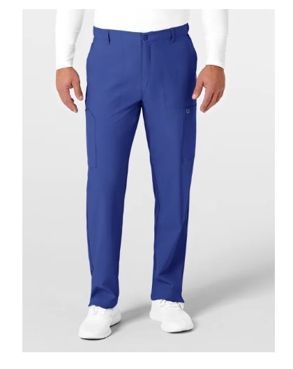 WonderWink W123 Men's Flat Front Cargo Scrub Pant, 5355