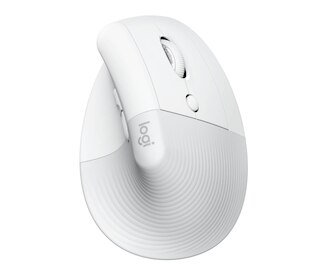 Logitech Lift Vertical Ergonomic Wireless Mouse Off White