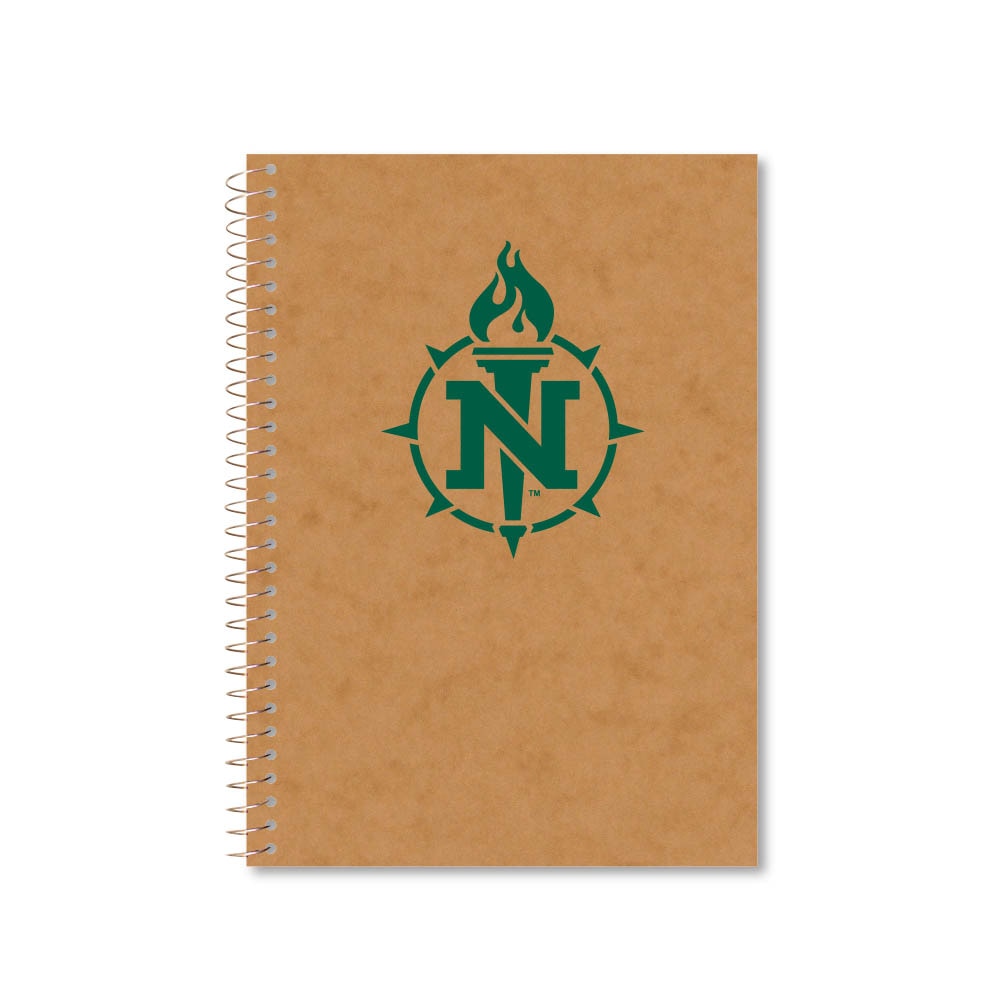 Roaring Premium 3 Subject 9.5 x 6.5 Notebook, College Ruled 20lb Paper, Pressboard Foil Cover