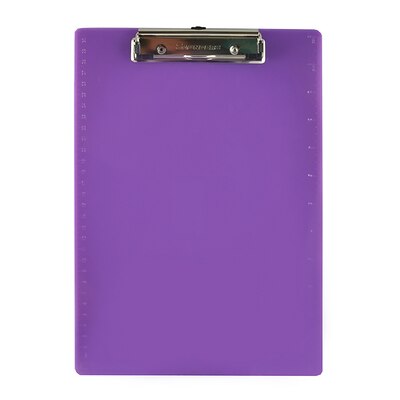 Saunders Plastic Clipboard With Low Profile Clip, Letter Size
