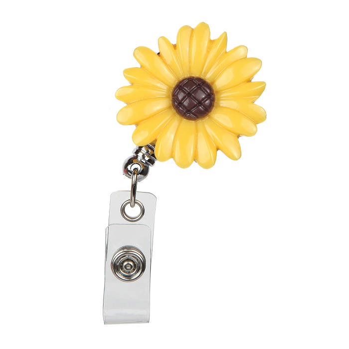 Sunflower Badge Reel